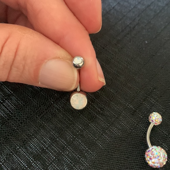 NWOT set of three navel rings - Picture 3 of 5